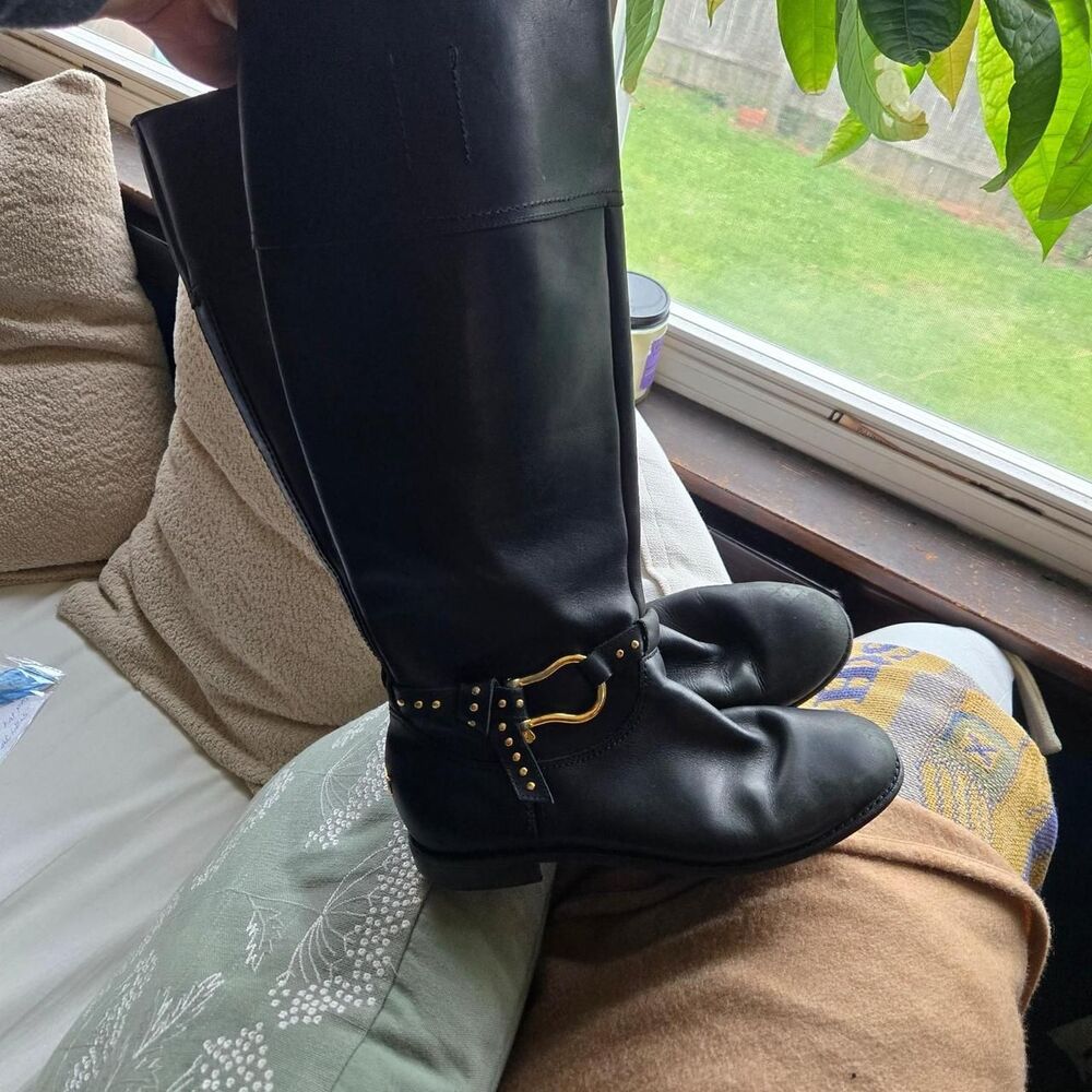 Sperry Women's Black Leather Boots